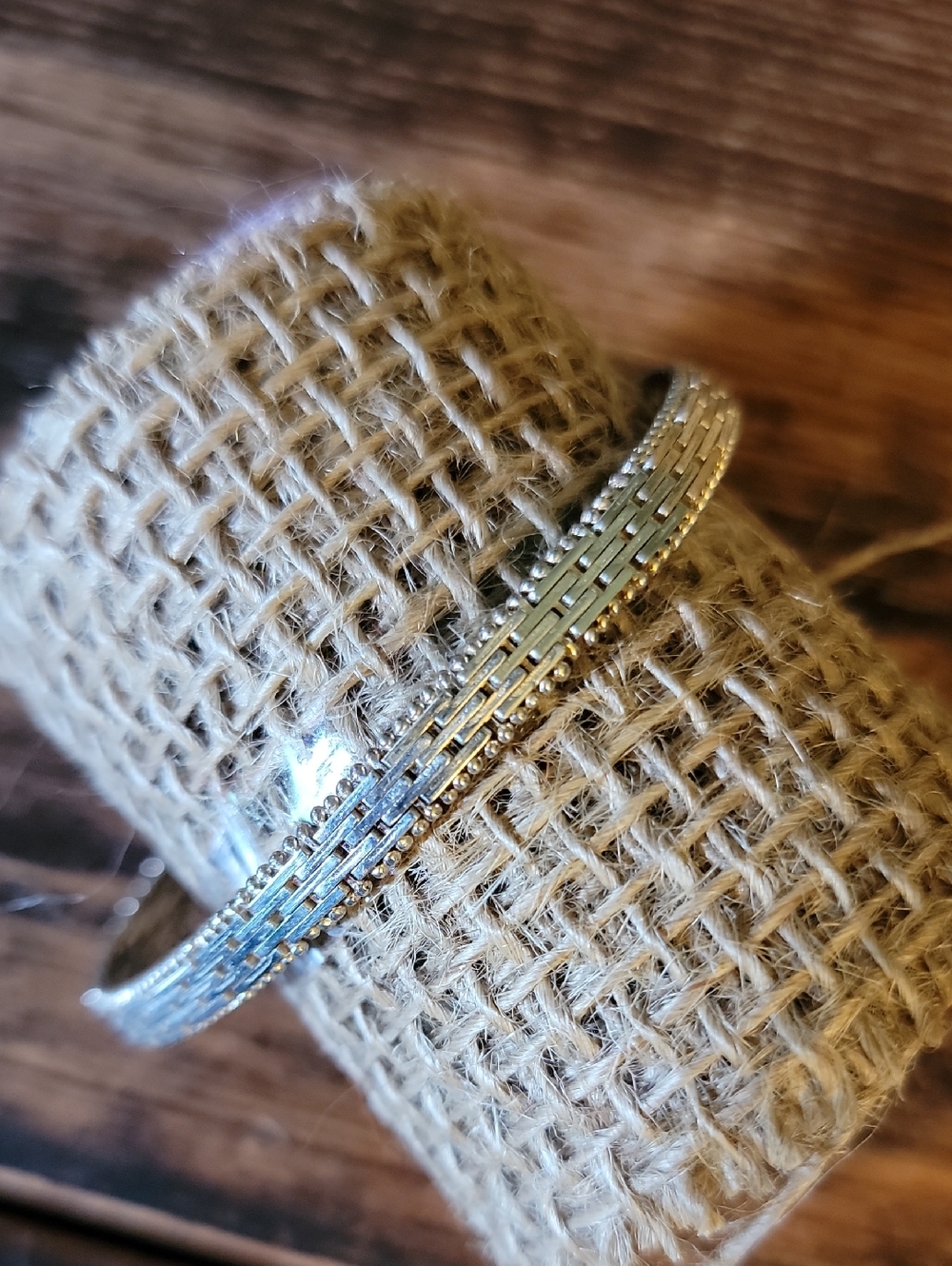 Italian Sterling Silver Multi-Texture Bracelet